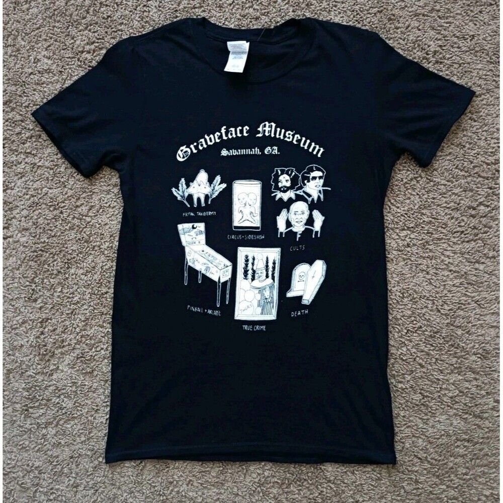 Graveface Museum T-Shirt Men's XS Black Short Sleeve